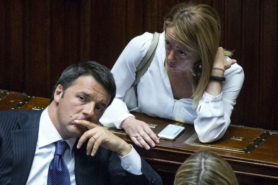 A Matteo Renzi già prudono le mani contro la Meloni