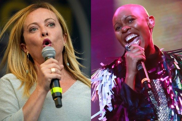 Ci mancava solo Skin degli Skunk Anansie ad attaccare la Meloni