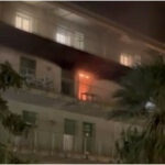Incendio all'ospedale di Pietra Ligure