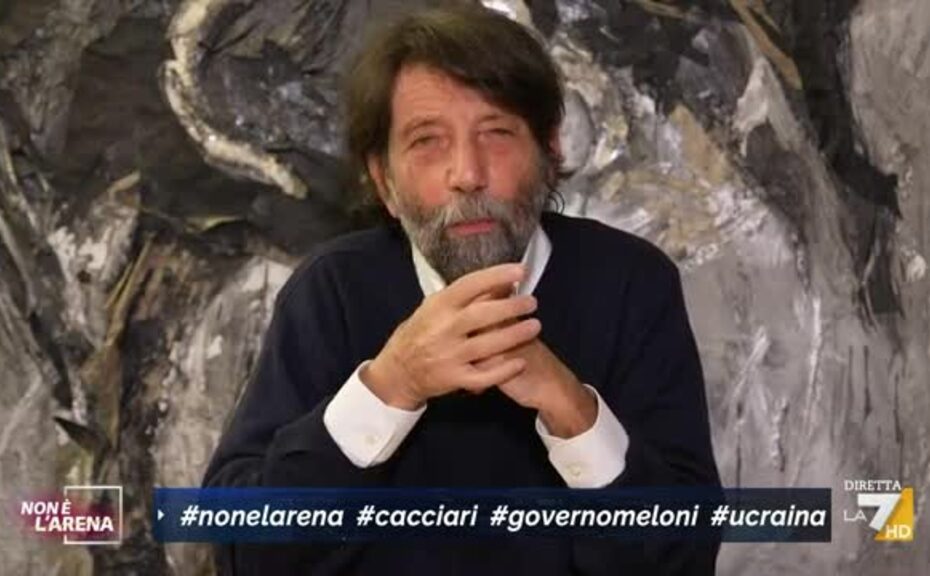 Cacciari perde le staffe in diretta da Giletti