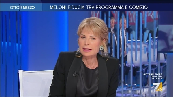 Lilli Gruber attacca ancora Giorgia Meloni in diretta tv
