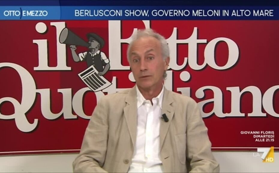 Travaglio va da Lilli Gruber e fa a pezzi Berlusconi