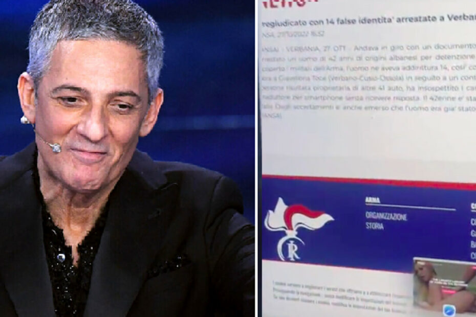Fiorello, imbarazzante gaffe in diretta