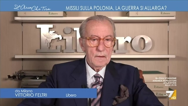 In tv si parla di migranti e Feltri perde la testa