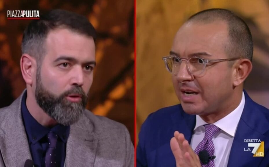 Borgonovo contro De Angelis, rissa tra giornalisti a Piazzapulita