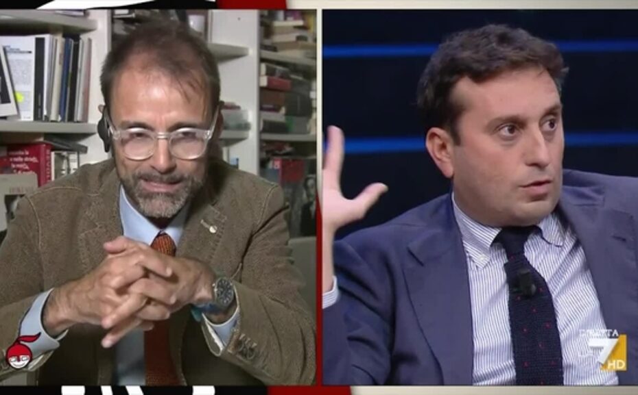 Parenzo minacciato in diretta a Dimartedì