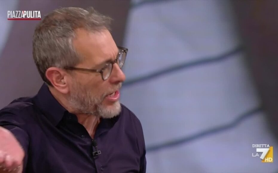 Piazzapulita, il monologo di Formigli contro la Meloni