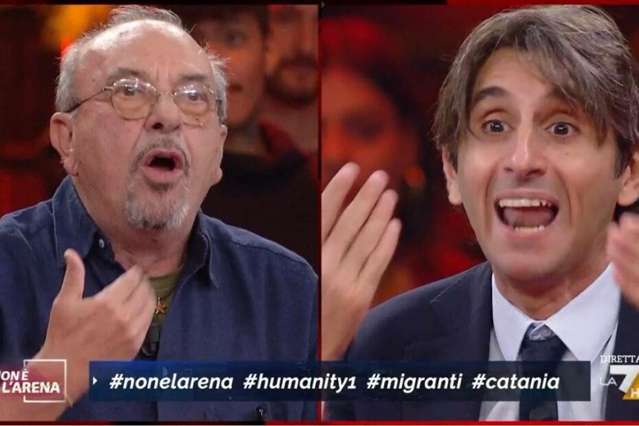 L’insulto di Vauro che fa infuriare il fedelissimo della Meloni