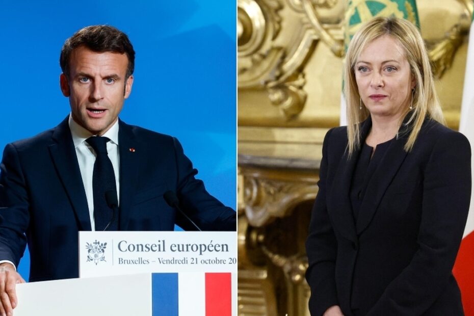 Migranti, Giorgia Meloni sfida Macron a viso aperto