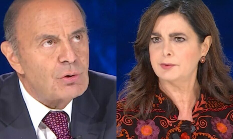Bruno Vespa gela Laura Boldrini a Cartabianca