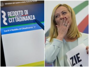 La Meloni stronca così il reddito di cittadinanza
