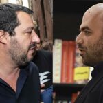 Salvini infuriato con Saviano dopo i nuovi insulti