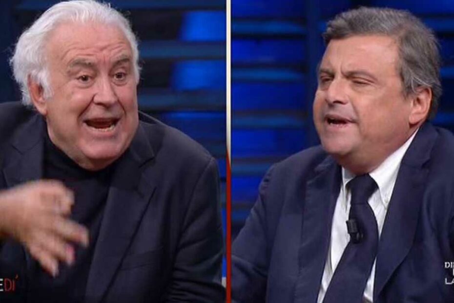 Scontro furioso tra Santoro e Calenda nello studio di Dimartedì