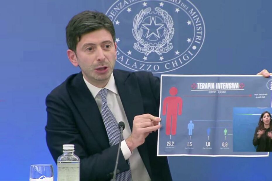 Speranza fa infuriare i no vax