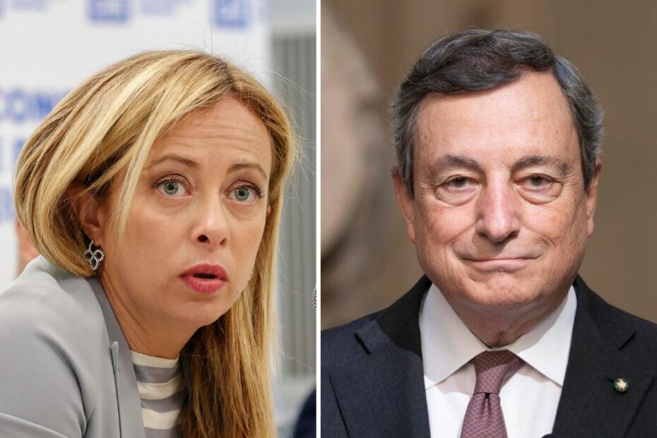 Pnrr, i draghiani si scagliano contro Giorgia Meloni