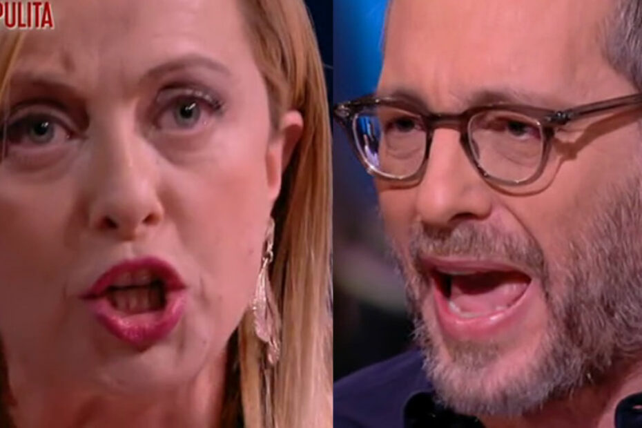 Formigli attacca la Meloni durante Piazzapulita. Accuse gravissime