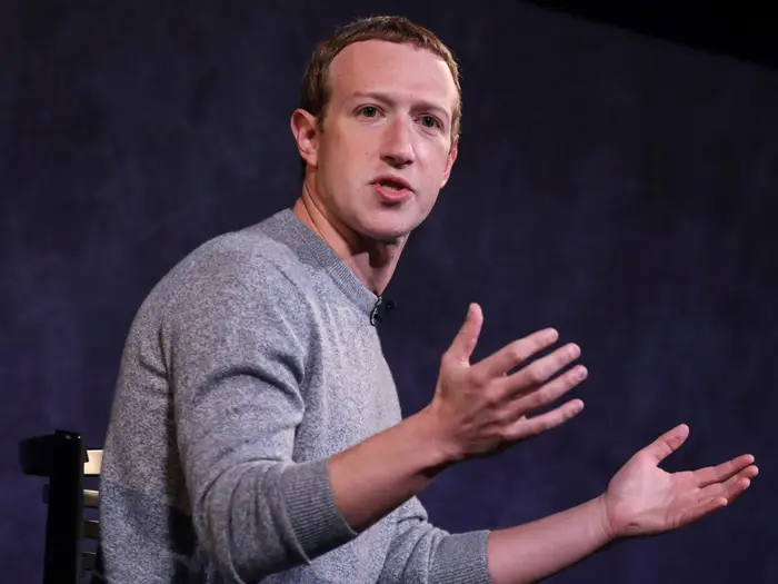 Mark Zuckerberg Facebook pagamento