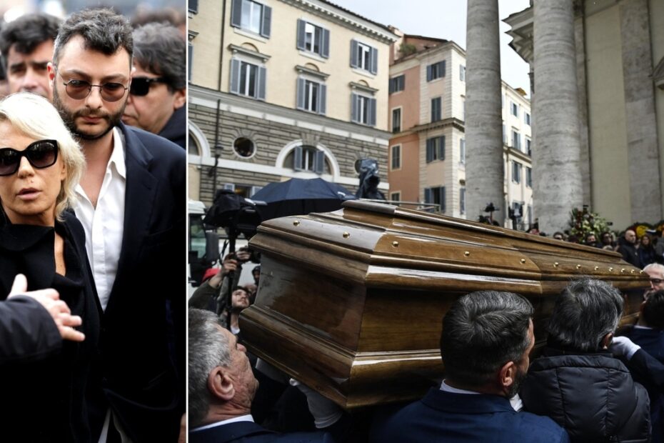 Maurizio Costanzo funerali bara