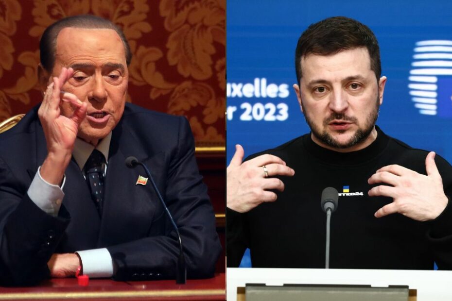 Silvio Berlusconi Zelensky Zakharova