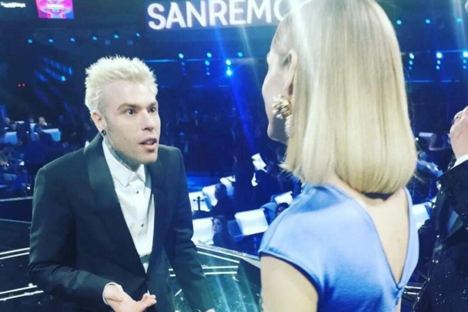 Sanremo lite Fedez Ferragni