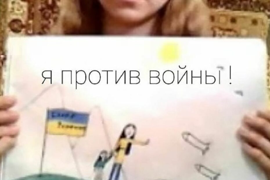 Masha Moskaleva e l'arresto del padre per un disegno in favore dell'Ucraina
