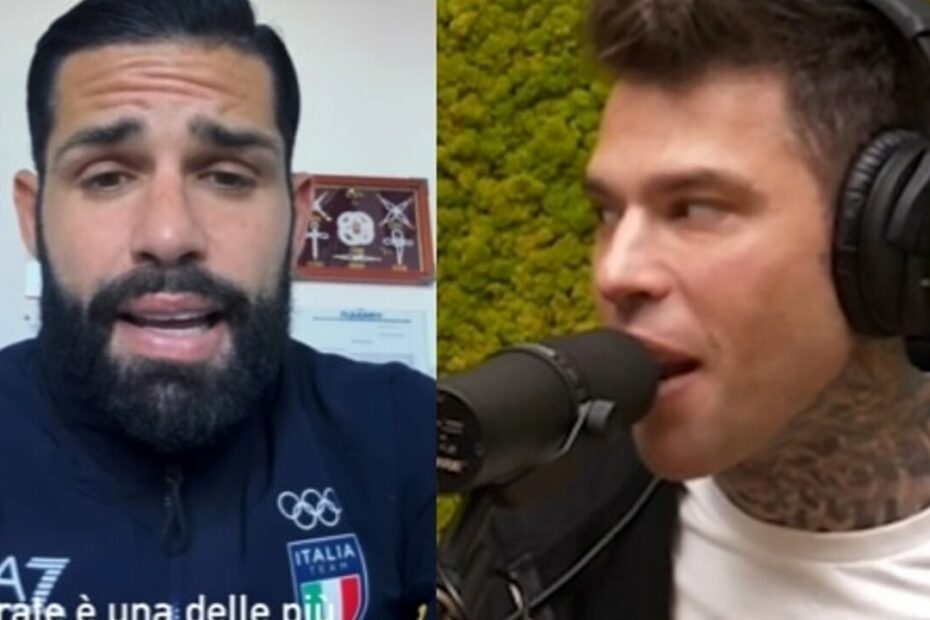 Il campione di karate contro Fedez
