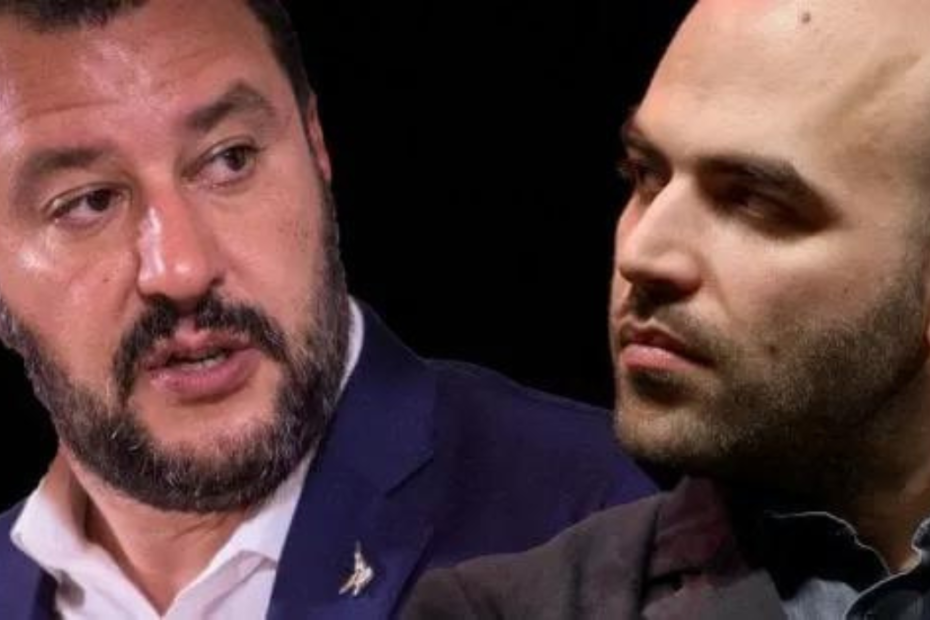 Matteo Salvini porta a processo Roberto Saviano