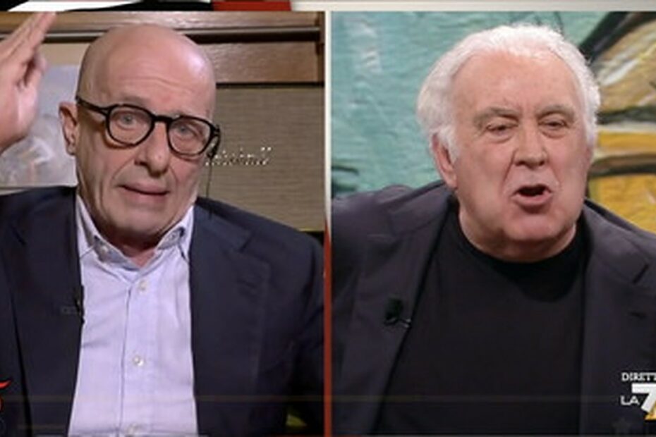 Michele Santoro Sallusti Dimartedì