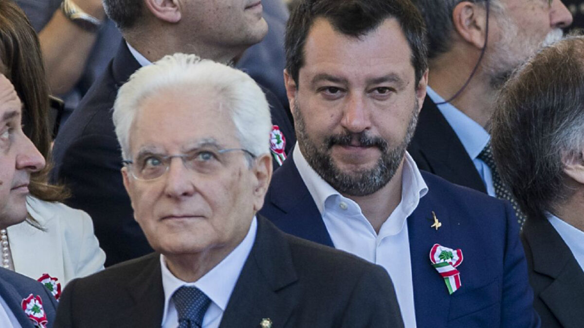 Salvini Mattarella Meloni scontro migranti 