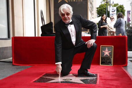 Giancarlo Giannini inaugura la sua stella sulla Walk of Fame
