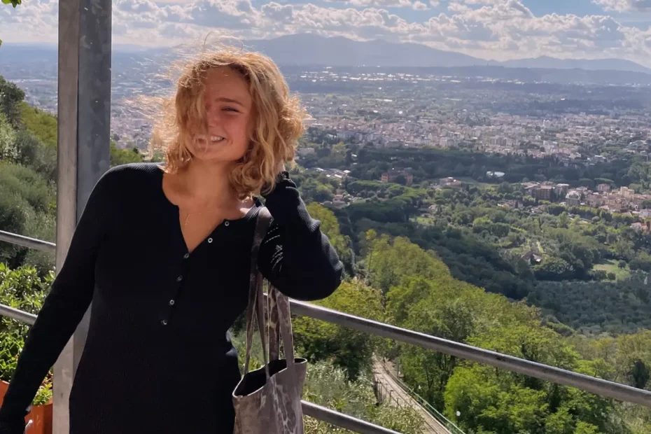 Stacia Datkoska in una foto a Firenze