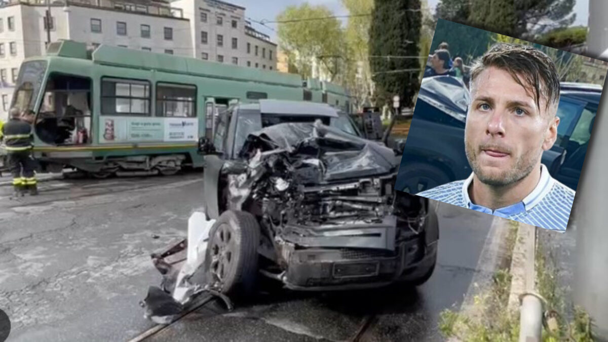Incidente stradale per Ciro Immobile a Roma: il tram impatta contro il Suv. C'erano la figlie - Business.it