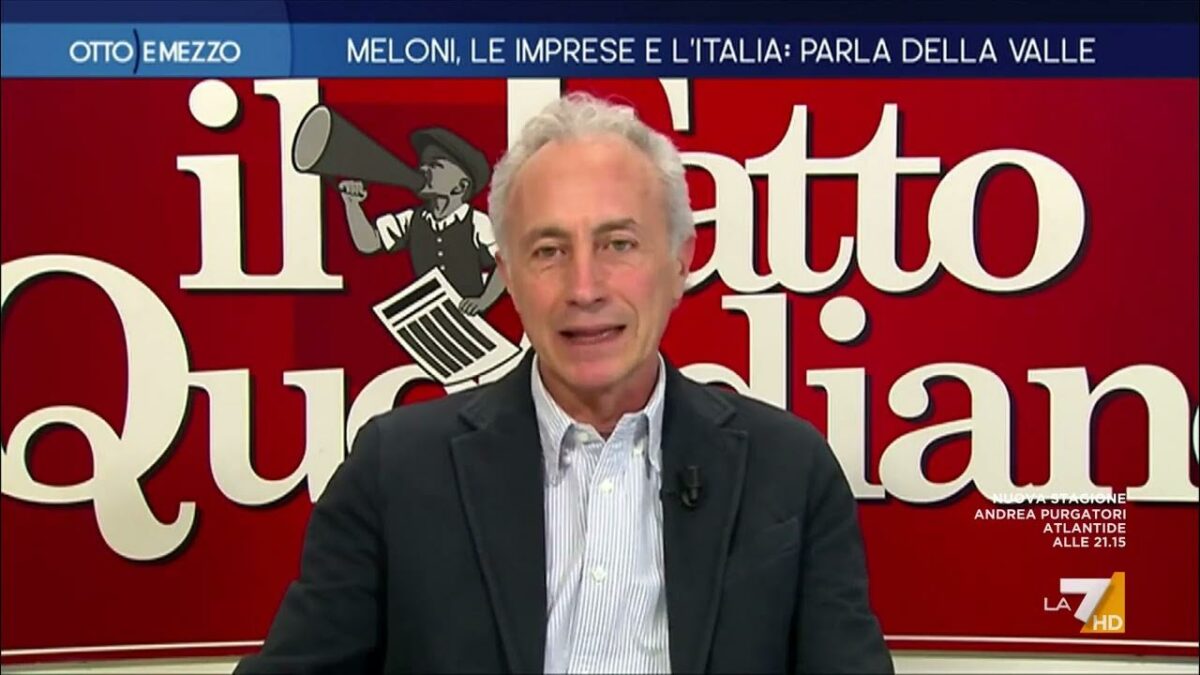 Travaglio Meloni cameriera Biden