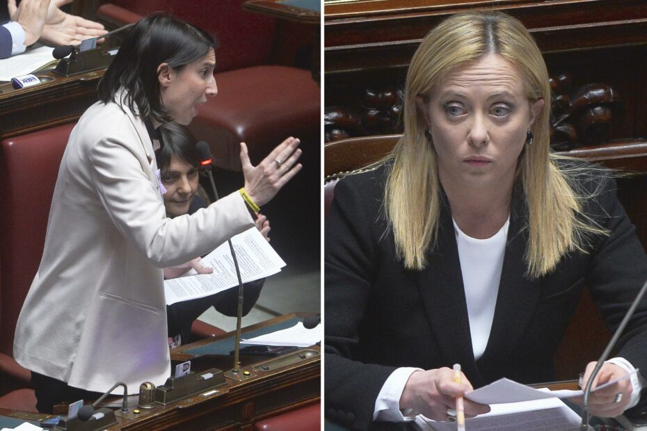 sondaggi politici Schlein Meloni