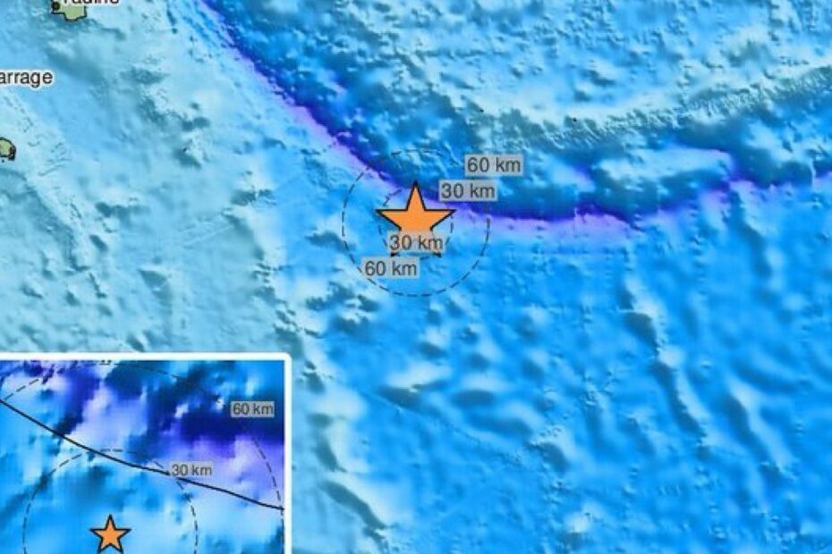 terremoto Nuova Caledonia tsunami