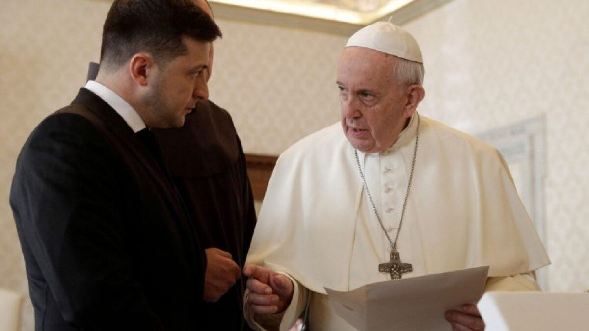 Zelensky Papa Francesco incontro Vaticano