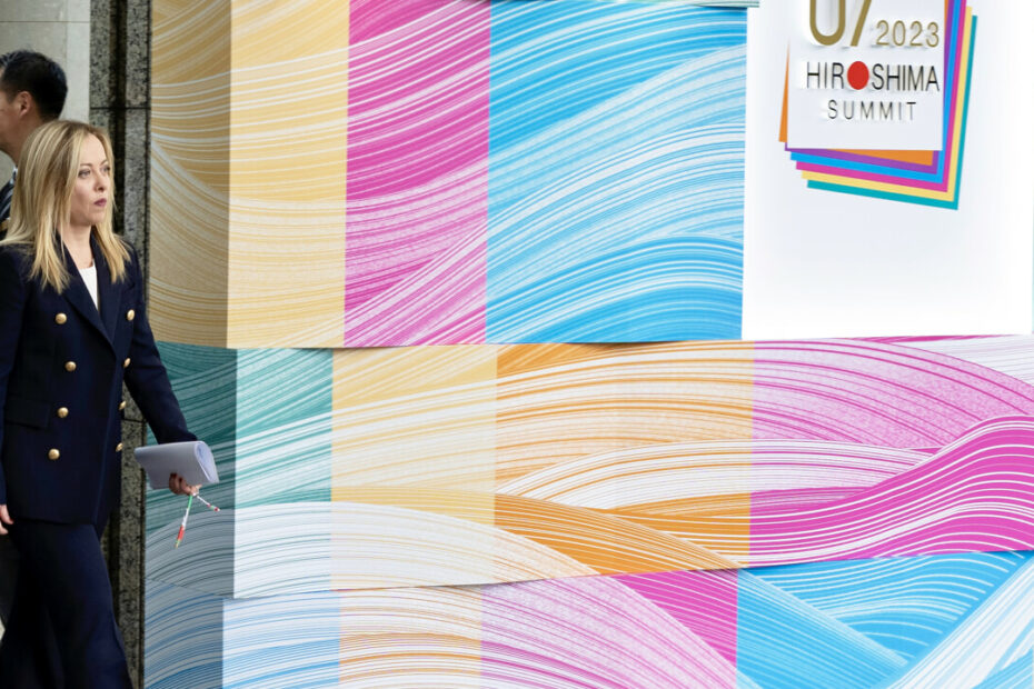 G7 Hiroshima Meloni lgbt