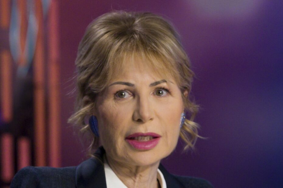 Lilli Gruber orecchini sospensione