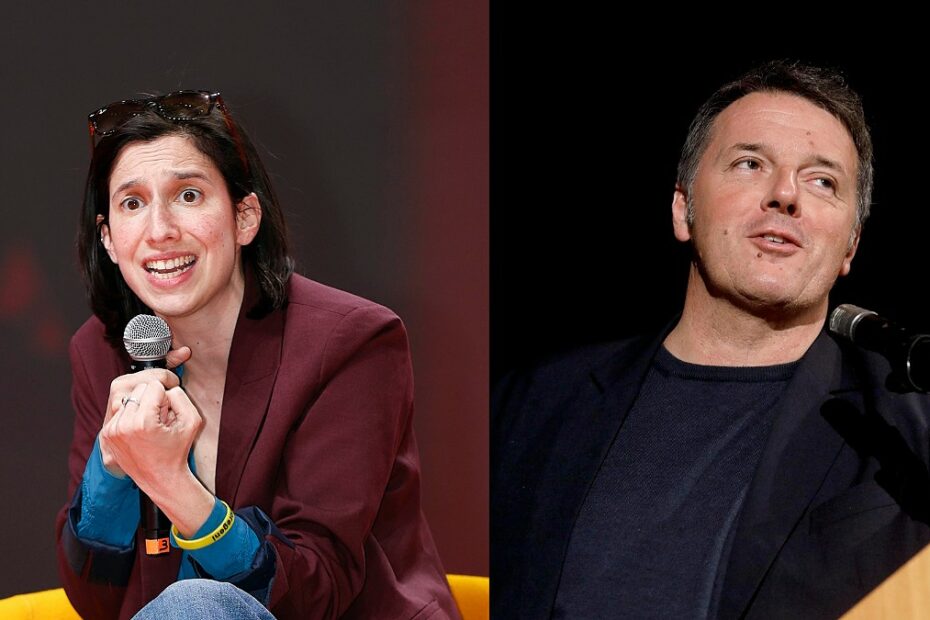 Matteo Renzi Elly Schlein