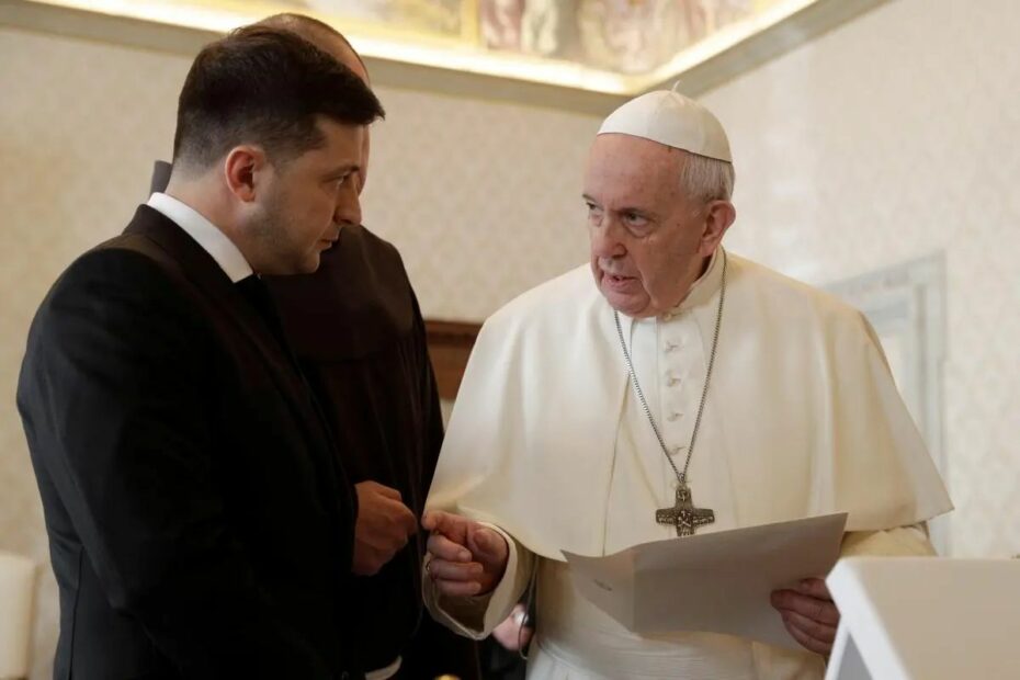 Zelensky e Bergoglio
