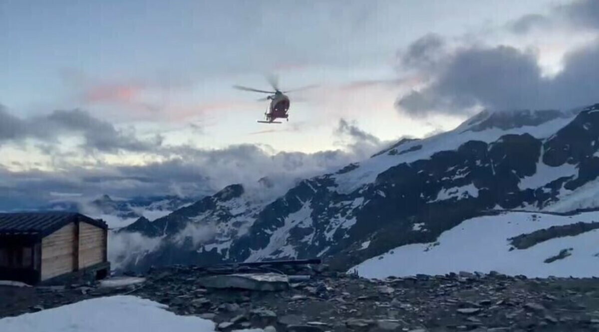 Monte Rosa elicottero caduto