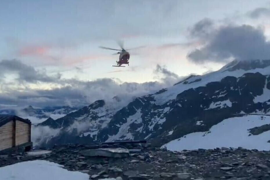 Monte Rosa elicottero caduto