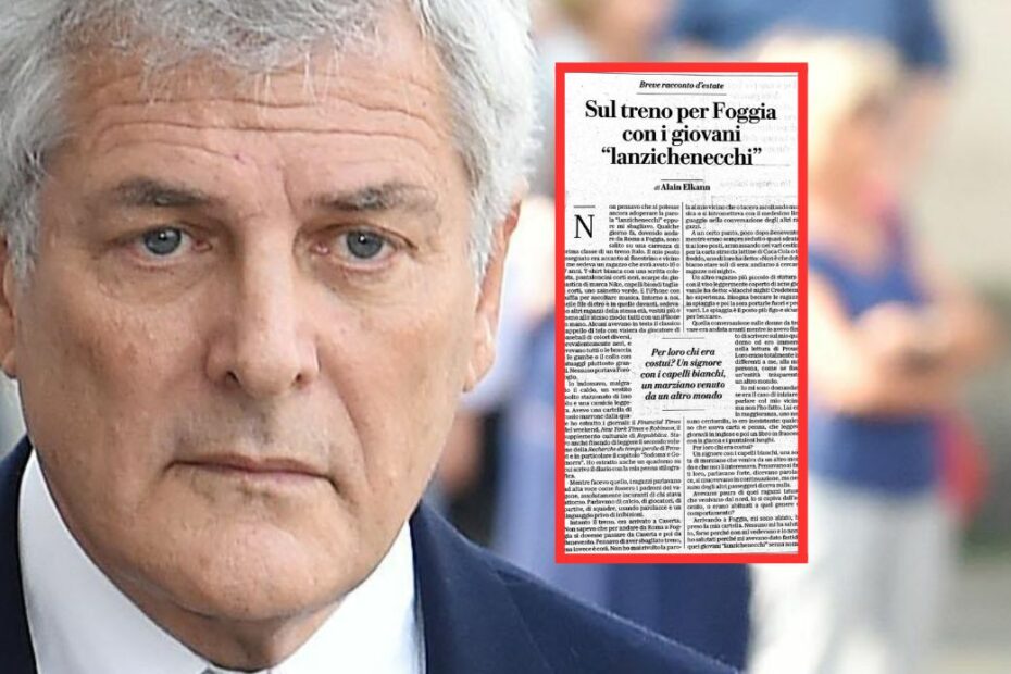 Alain Elkann treno Foggia