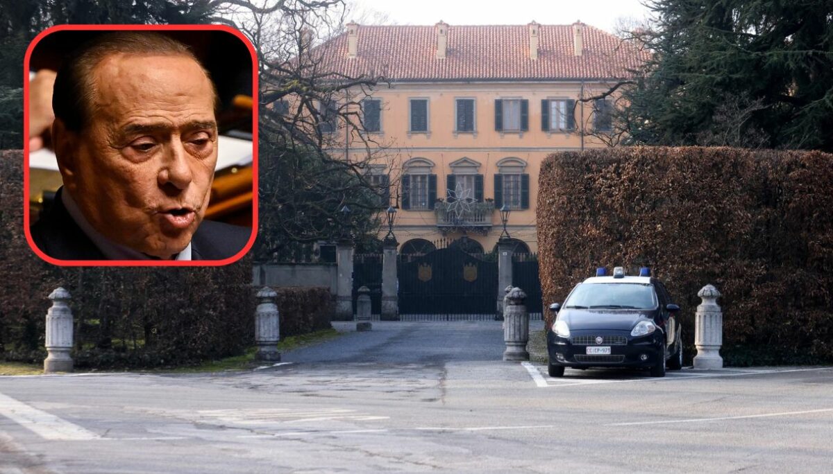 Silvio Berlusconi villa Arcore