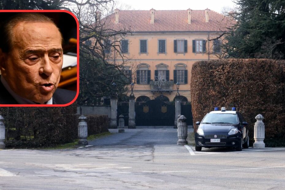 Silvio Berlusconi villa Arcore