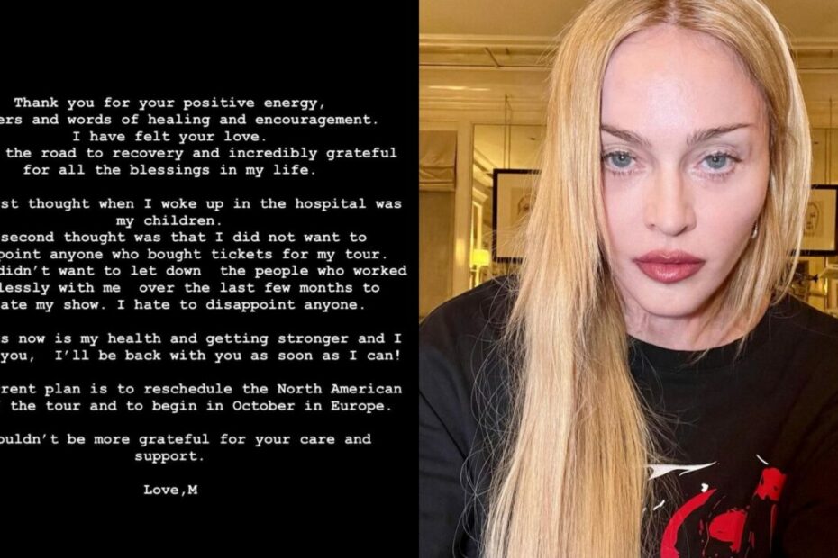 Madonna messaggio social fan