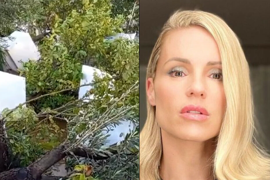 nubifragio Milano Michelle Hunziker