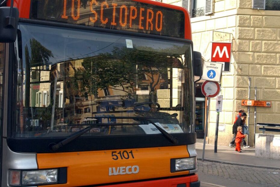 sciopero mezzi venerdì 7 luglio