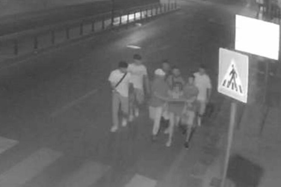 Immagini dalle telecamere per lo stupro di gruppo a Palermo