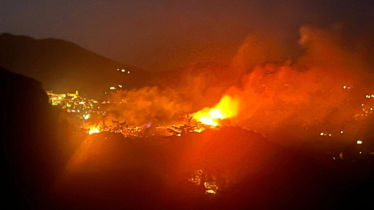 Isola Elba incendio 